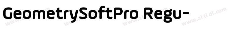 GeometrySoftPro Regu字体转换